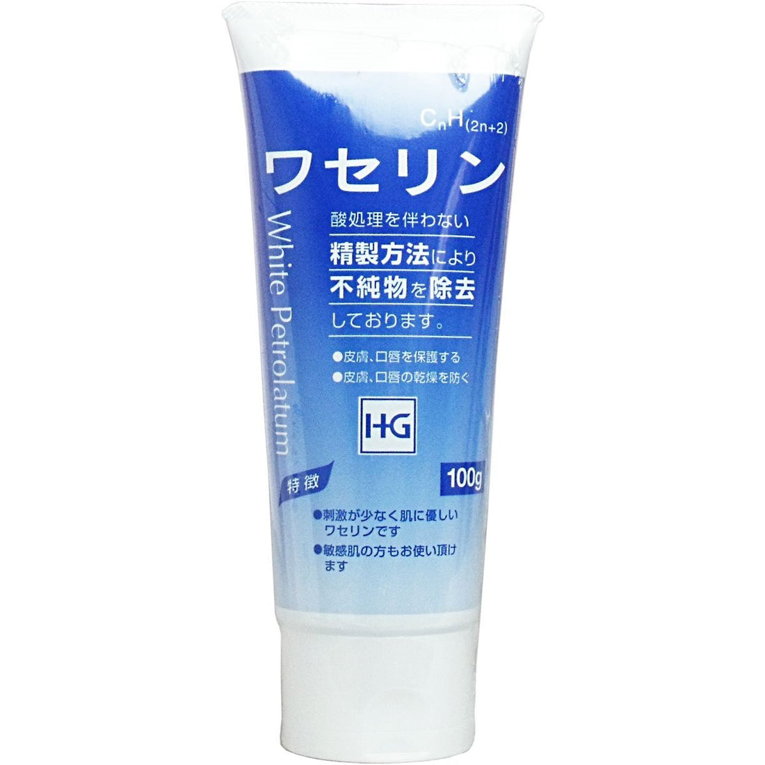Taiyo Pharmaceutical Vaseline HG Tube Moisturizing 100G