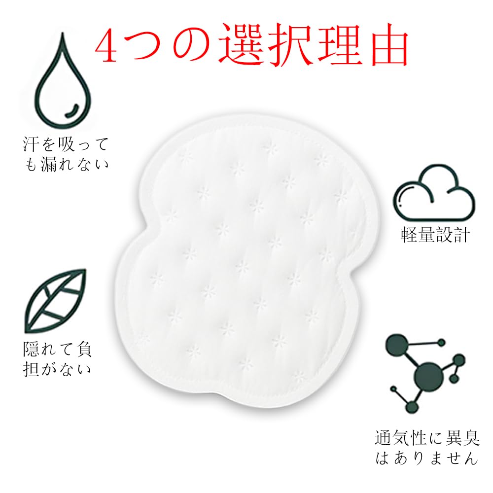 TANGRUl Underarm Sweat Pads 60 Count for Effective Sweat Protection