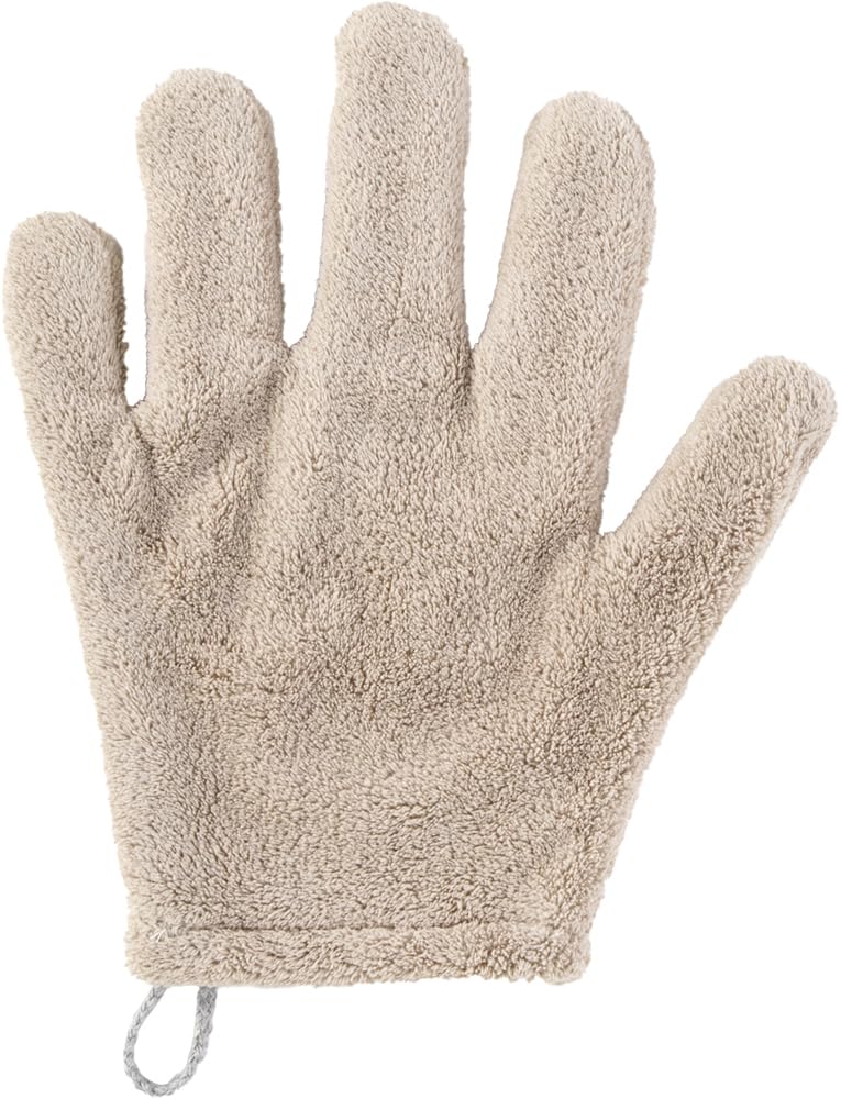Honda Towel Microfiber Quick-Dry Hair-Drying Glove, Gray, Free Size, 03&