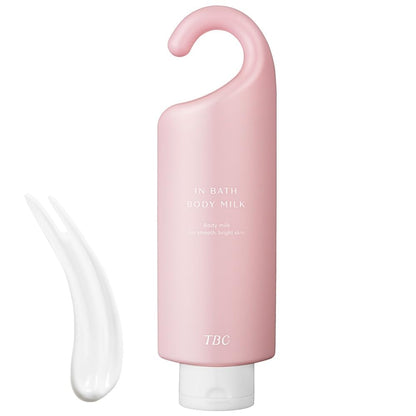 TBC In-Bath Body Milk Rose 300g Japanese Skincare for Hydration