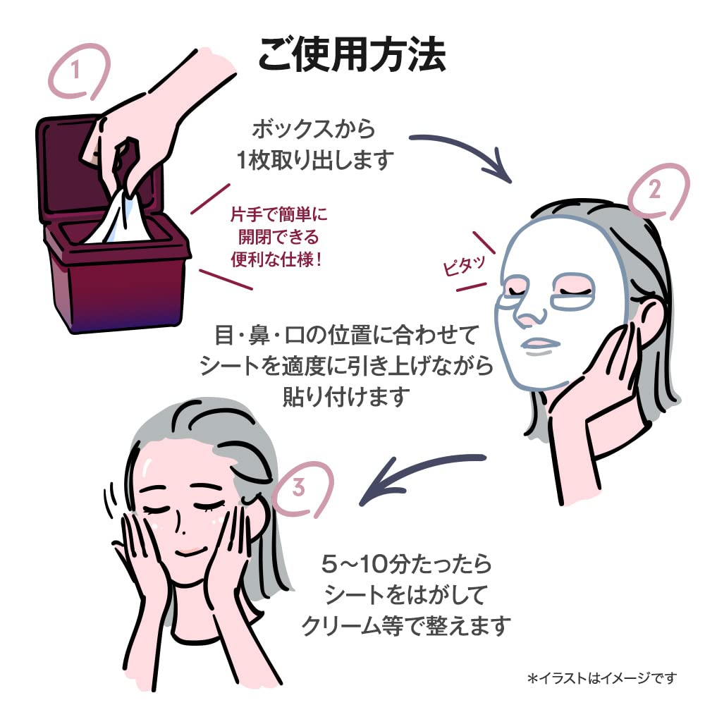 TBC Hydrating Facial Mask 64 Sheets for Japanese Skincare