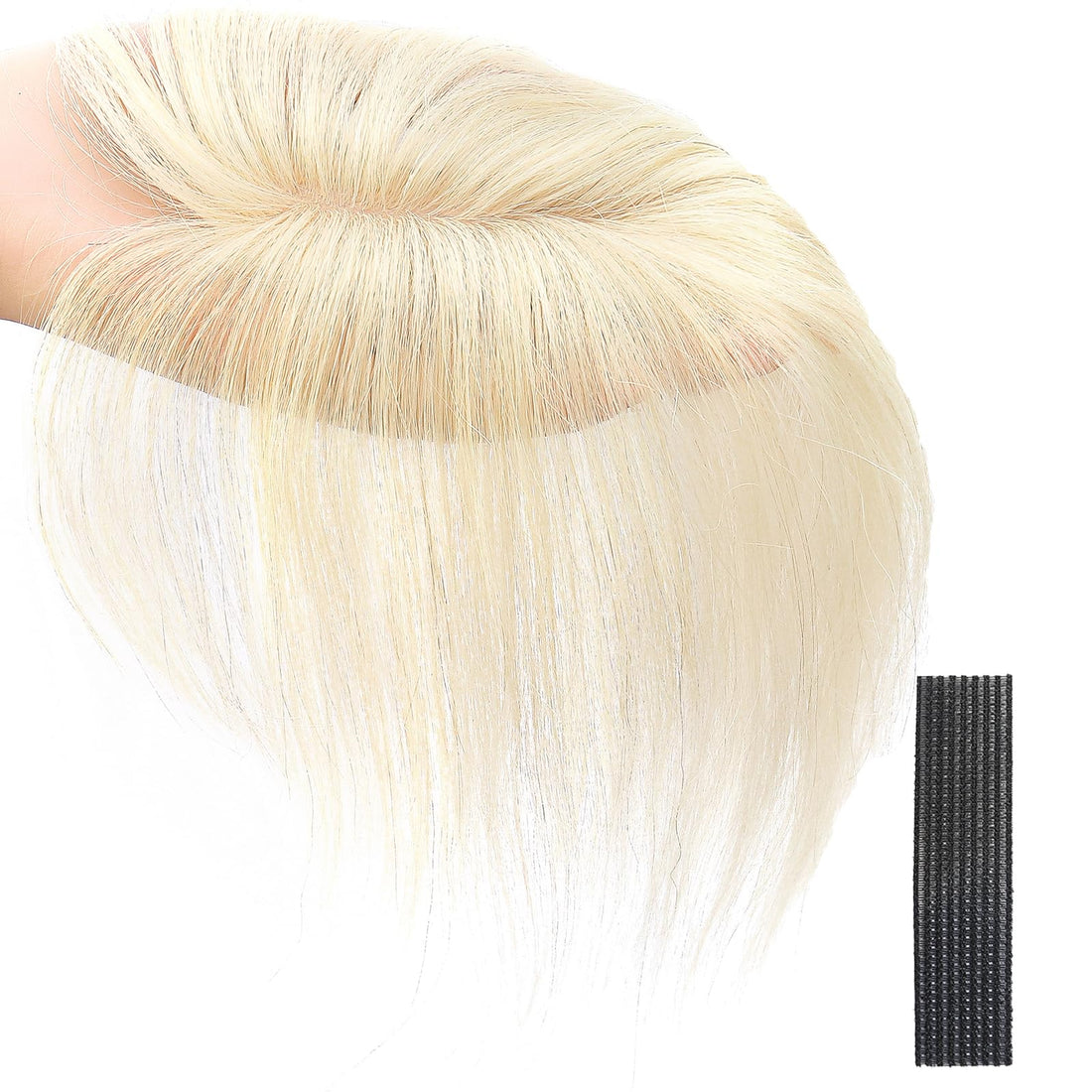 TefuRe Perücke pour cacher les cheveux blancs avec racines en cheveux naturels
