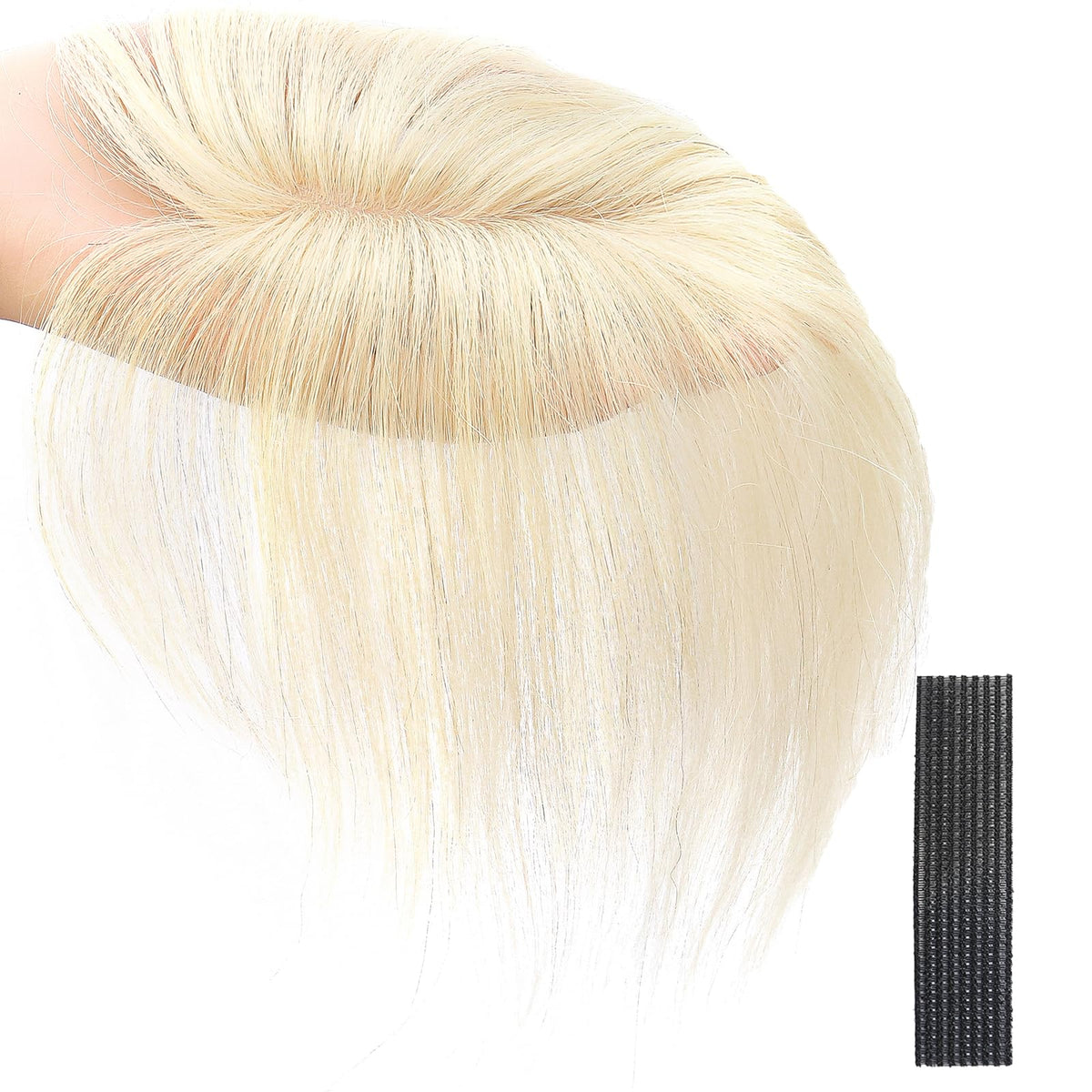 TefuRe Hair Wig for Parting 100% Human Hair Milky Blonde