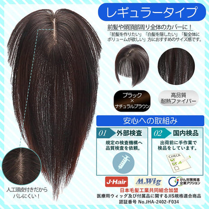 TefuRe Hair Wig for Gray Coverage with Natural Look
