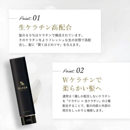 TELESA Premium Hair Treatment 235g for Soft and Shiny Hair