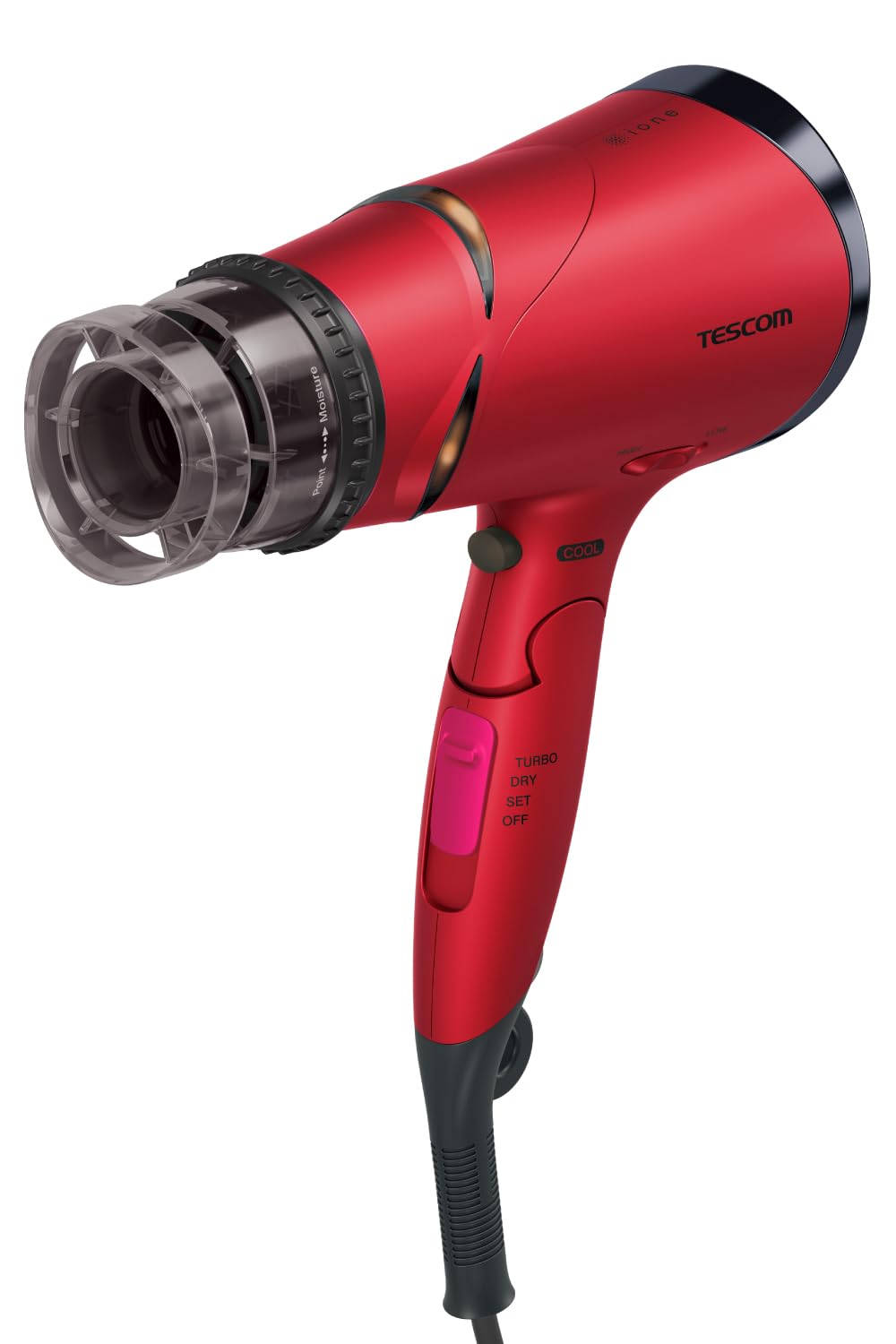 TESCOM Hair Dryer with Negative Ion Technology and Folding Design