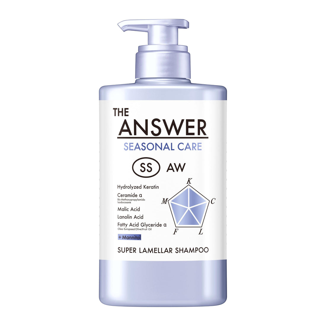 THE ANSWER Seasonal Care SS Super Lamella Shampoo Pump 400ml