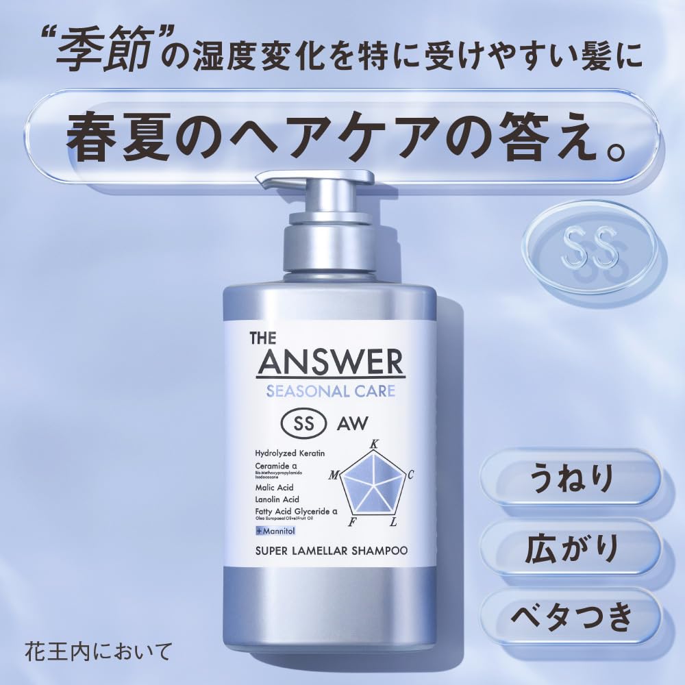 THE ANSWER Seasonal Care SS Super Lamella Shampoo Pump 400ml