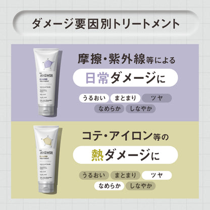 THE ANSWER EX Repair Treatment for Color Damage 220g