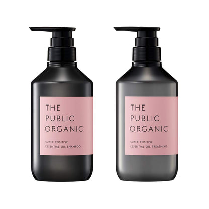 THE PUBLIC ORGANIC Shampoo and Conditioner Set for Damaged Hair 480mL