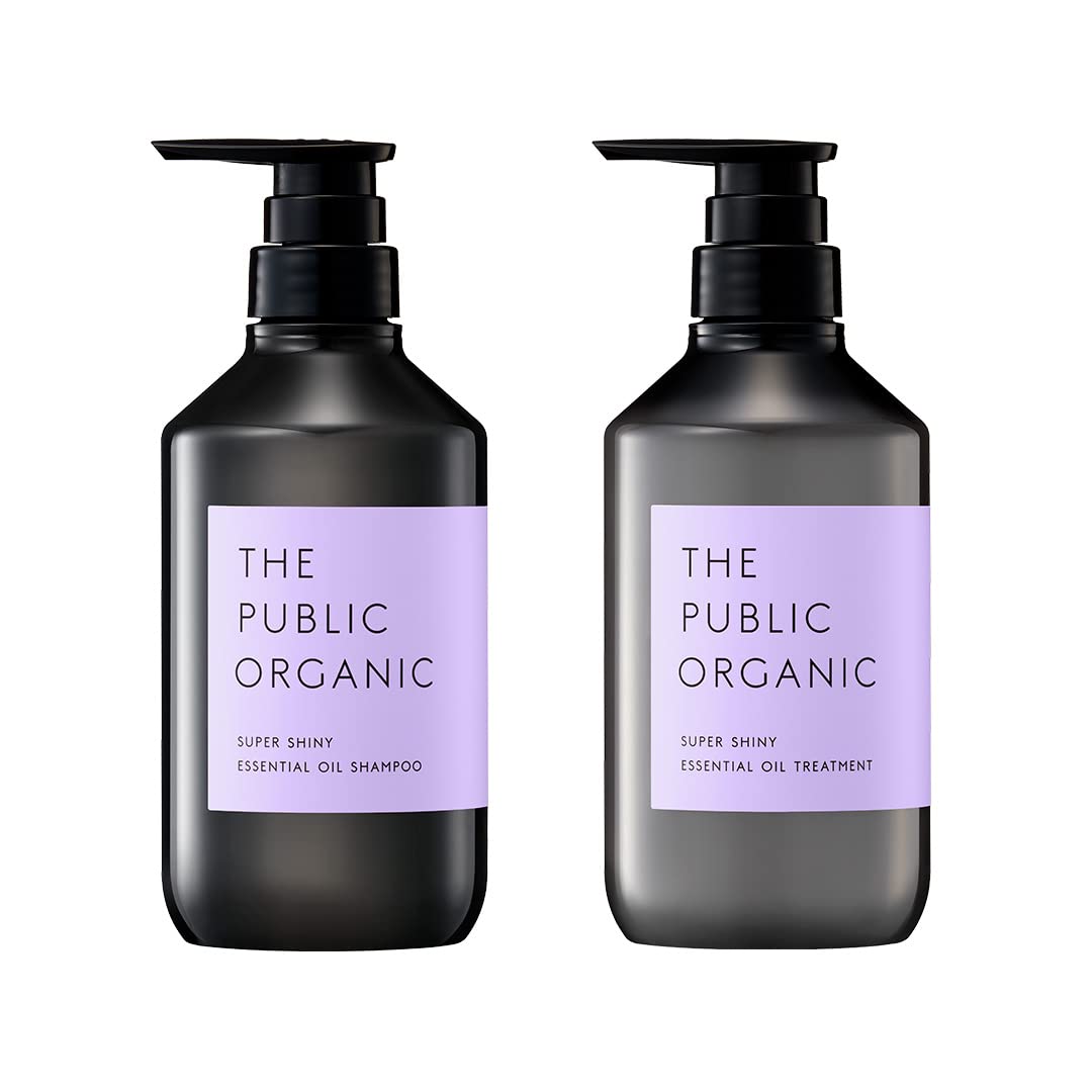 THE PUBLIC ORGANIC Citrus Floral Shampoo and Conditioner Set 480mL