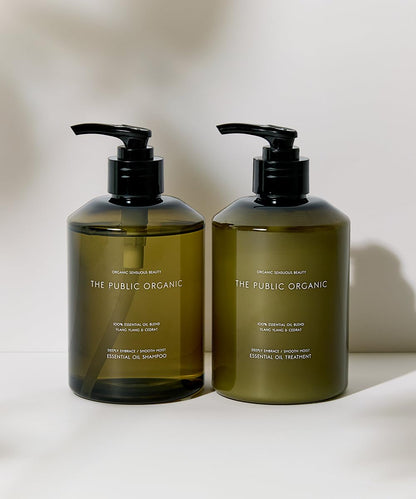 THE PUBLIC ORGANIC Shampoo and Treatment Set Deeply Embrace Smooth Moist 400ml