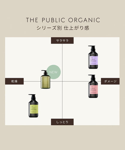 THE PUBLIC ORGANIC Deeply Embrace Smooth Moist Shampoo and Treatment 340ml