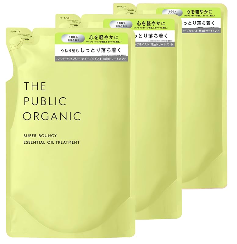 THE PUBLIC ORGANIC Super Bouncy Treatment 400mL Hair Care Refill