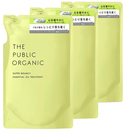 THE PUBLIC ORGANIC Super Bouncy Treatment 400mL Hair Care Refill