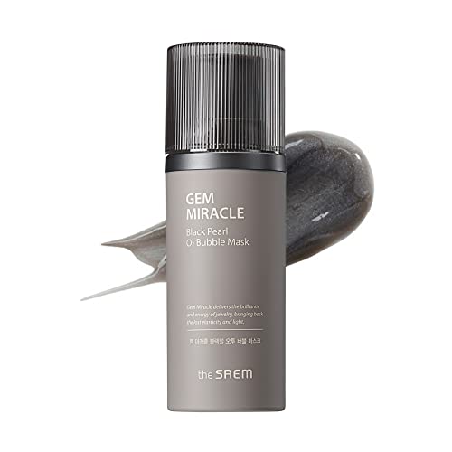The Saem Miracle Black Pearl O2 Bubble Mask 120ml for Radiant Skin