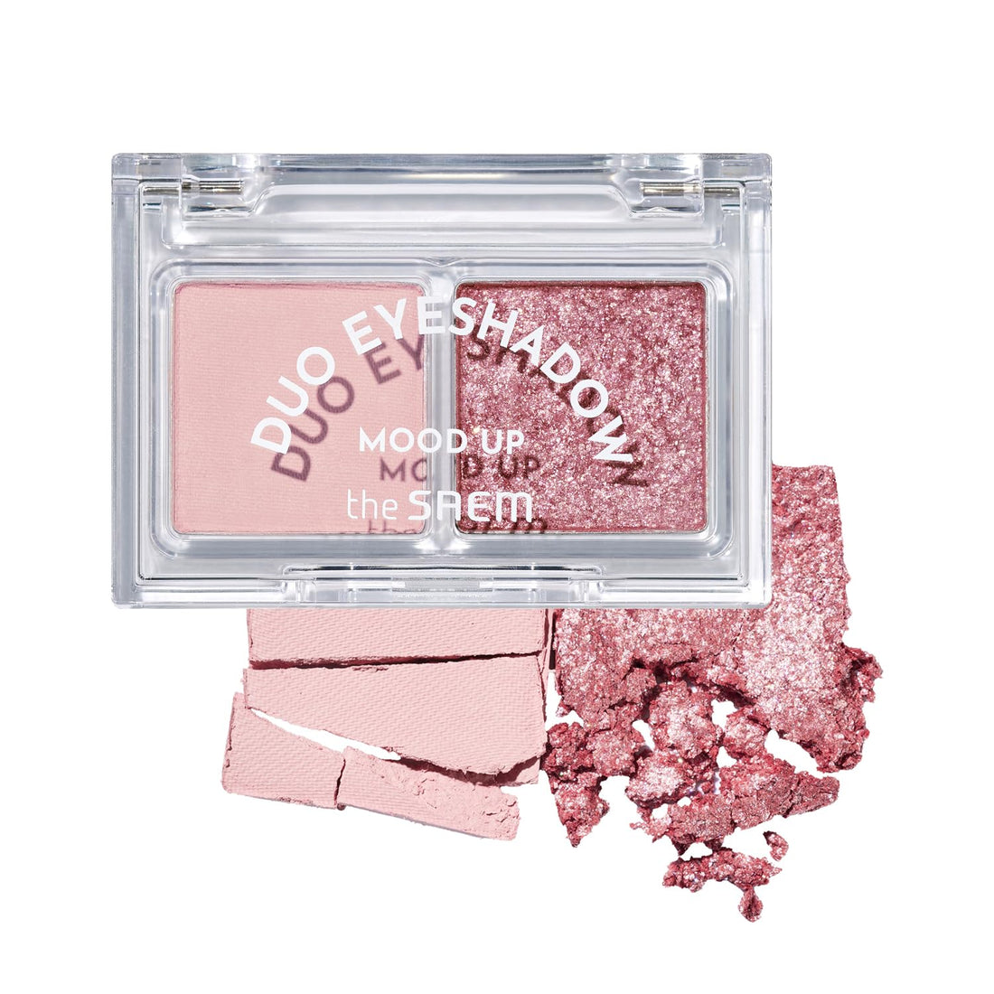 The Saem Mood Up Duo Eyeshadow Mellow Pink PK01 for Soft Glam Looks