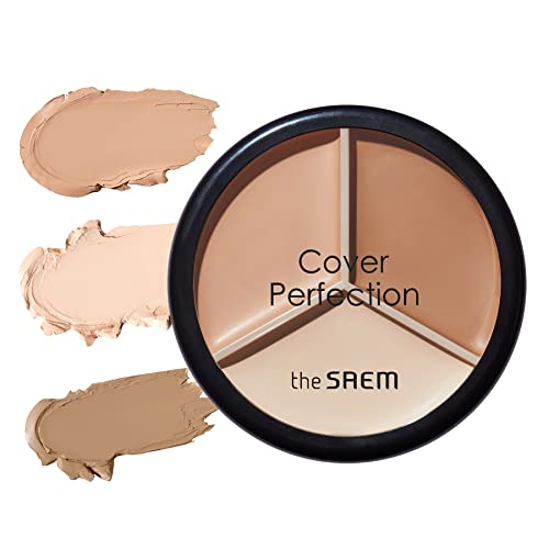 The Saem Cover Perfection Triple Pot Concealer Contour Beige 02