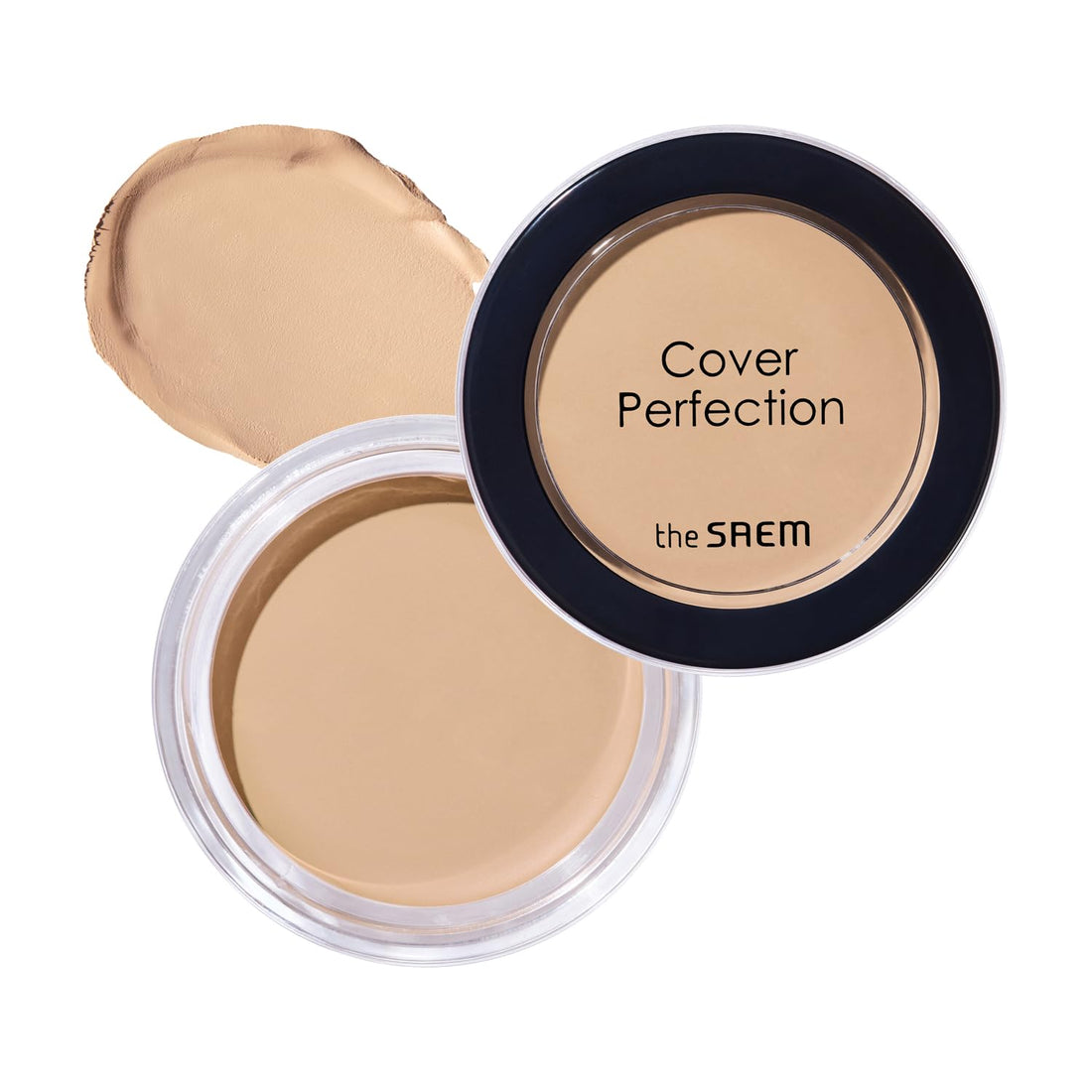 The Saem Cover Perfection Pot Concealer 0.5 Ice Beige for Flawless Skin