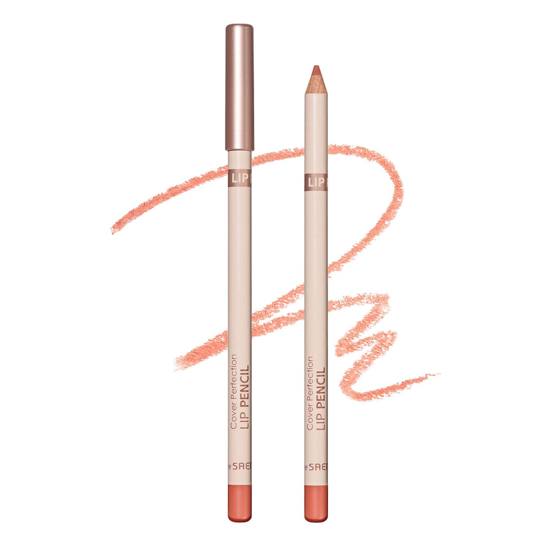 The Saem Cover Perfection Lip Pencil with Sharpener 08 Rusty