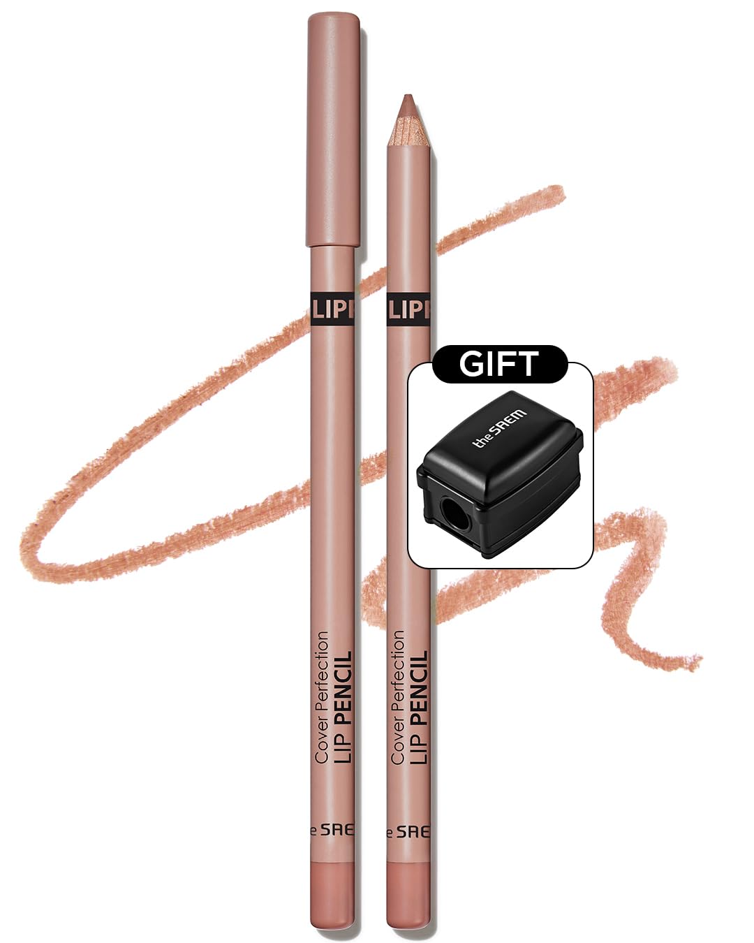 The Saem Perfection Lip Pencil 01 Near 2g for Ideal Lip Shape