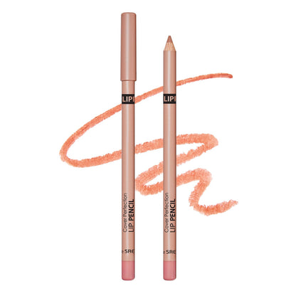 The Saem Cover Perfection Lip Pencil 03 Peach with Sharpener
