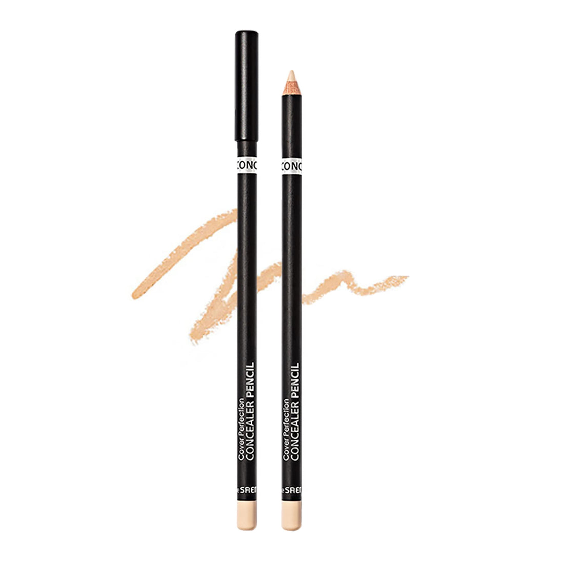 The Saem Concealer Pencil Natural Beige with Sharpener for Flawless Coverage