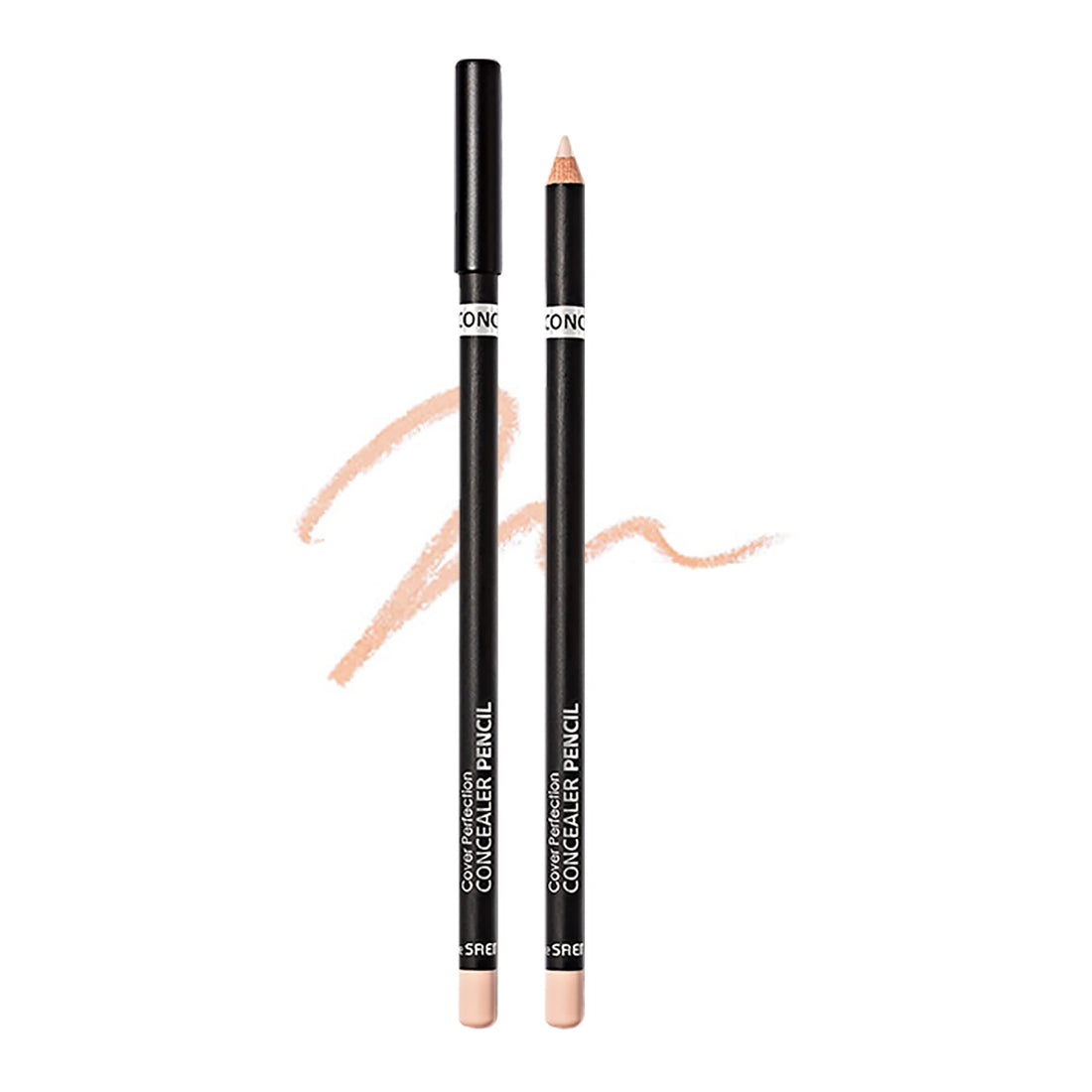 The Saem Concealer Pencil Clear Beige with Sharpener for Flawless Coverage