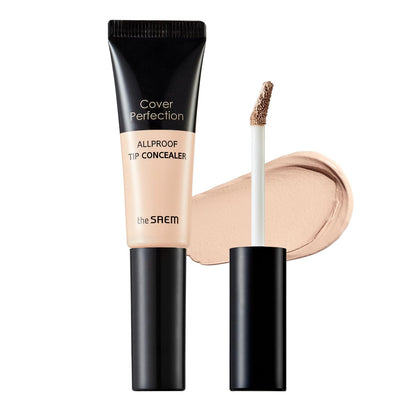The Saem Official Japan Cover Perfection All Proof Chip Concealer 1.0 Clear Beige 1194