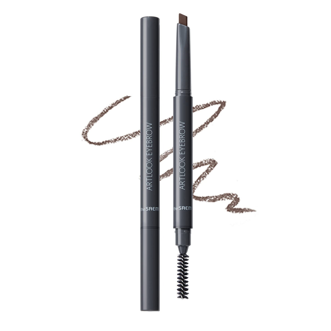 The Saem Official Japan Art Look Eyebrow 03 Gray Brown 0467 2WAY Eyebrow Pencil