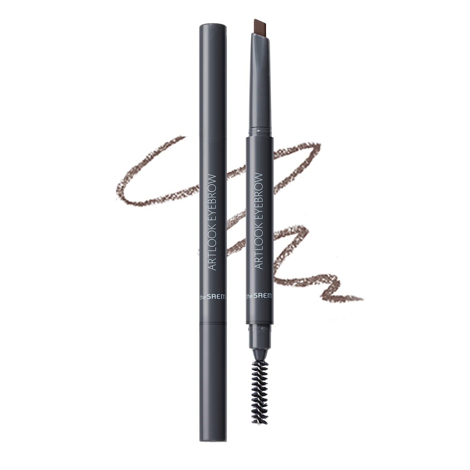 The Saem Official Japan Art Look Eyebrow 03 Gray Brown 0467 2WAY Eyebrow Pencil