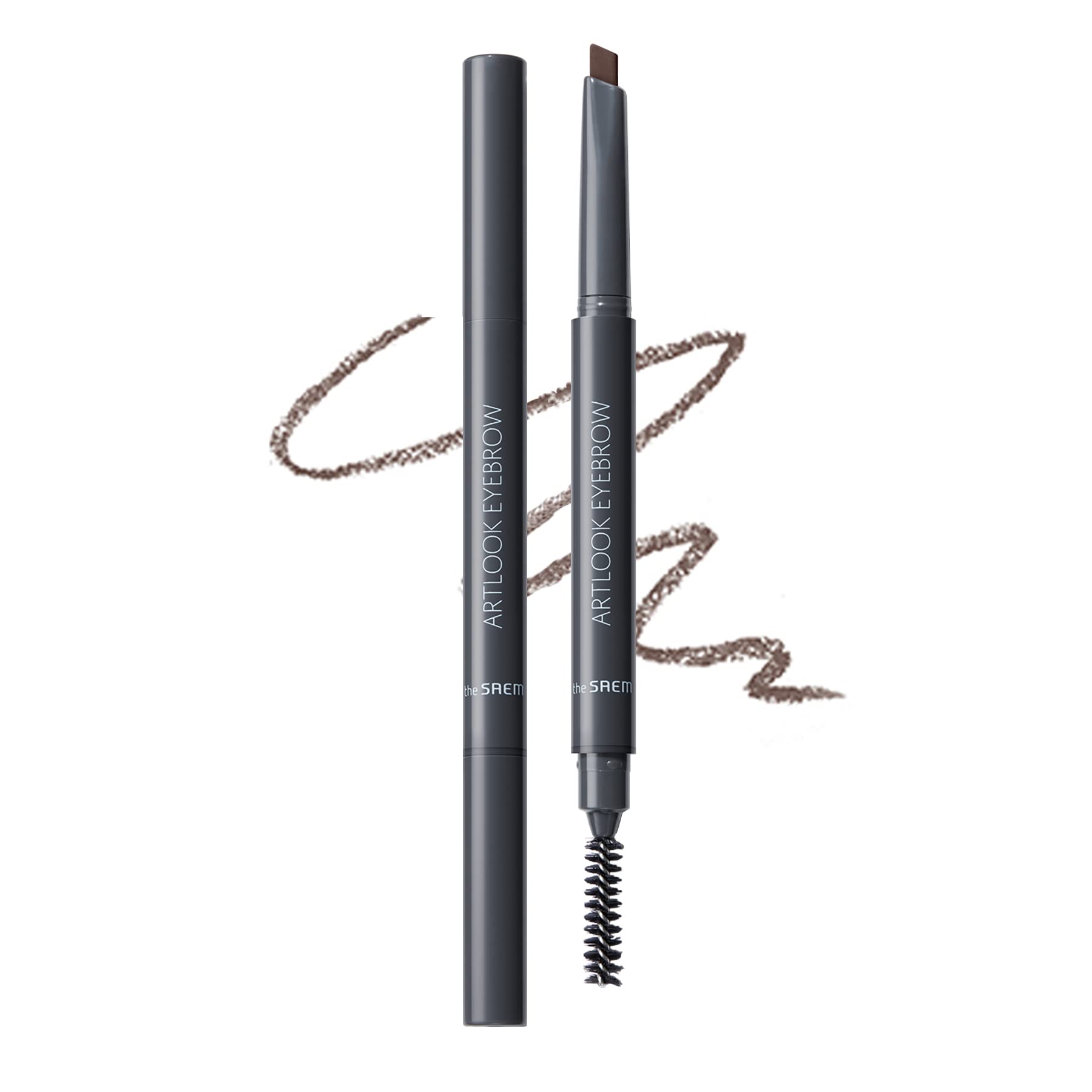 The Saem Official Japan Art Look Eyebrow 03 Gray Brown 0467 2WAY Eyebrow Pencil