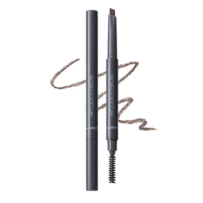 The Saem Official Japan Art Look Eyebrow 03 Gray Brown 0467 2WAY Eyebrow Pencil
