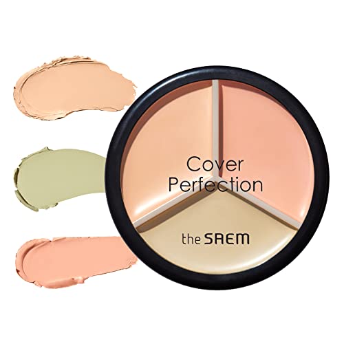The Saem Cover Perfection Triple Pot Concealer 03 Collect Up Beige