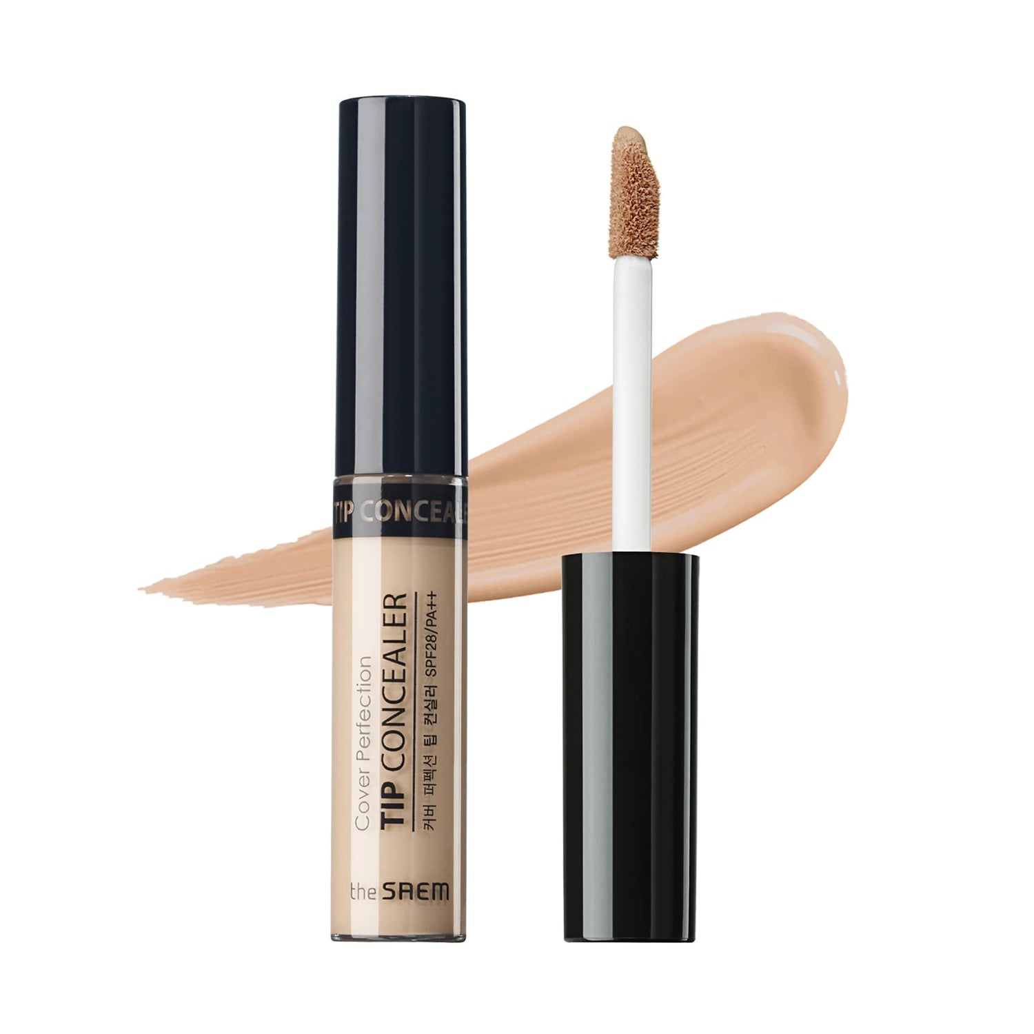 The Saem Official Japan Concealer Cover Perfection Tip Concealer 02 Rich Beige 0116 6.5g