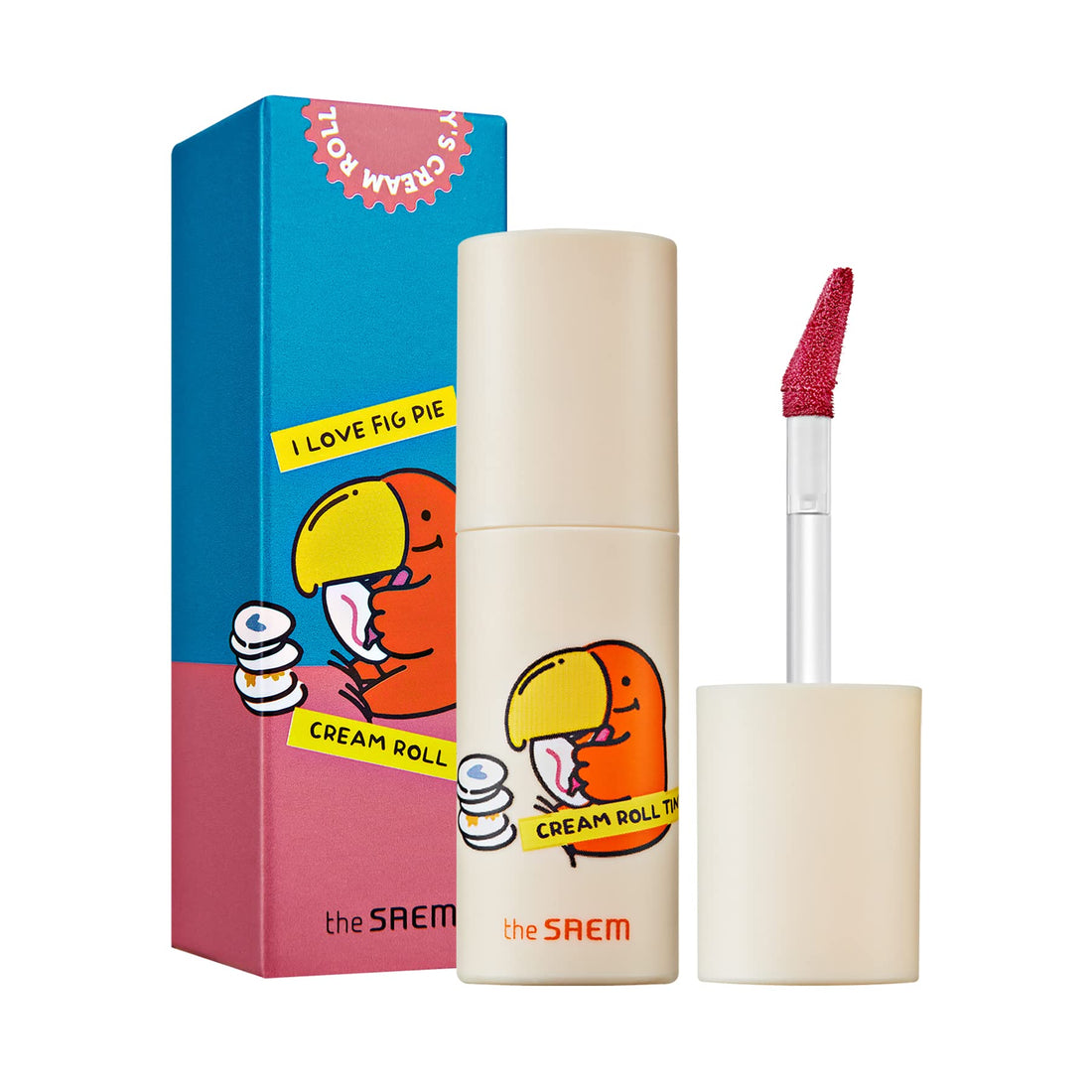 The Saem Soul Parrot Semi-Tint Cream Roll Tint 05 Fig Pie