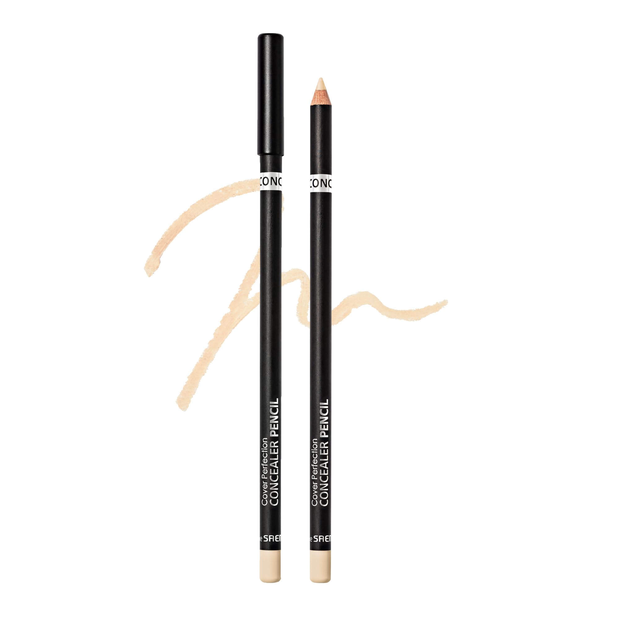 The Saem Concealer Pencil 0.5 Ice Beige with Sharpener for Flawless Coverage