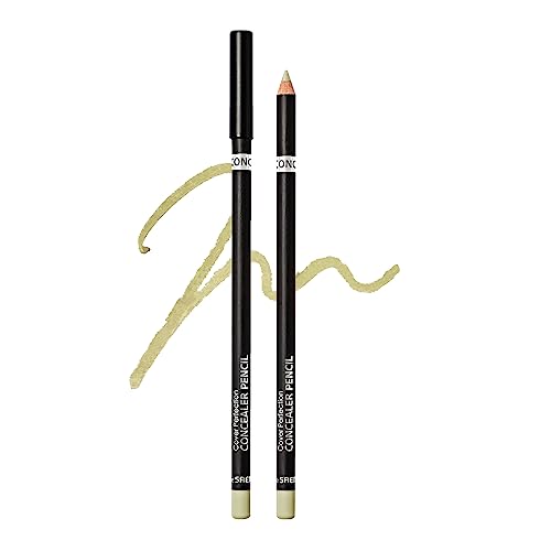 The Saem Official Japan Cover Perfection Concealer Pencil Green Beige 1182 with Sharpener