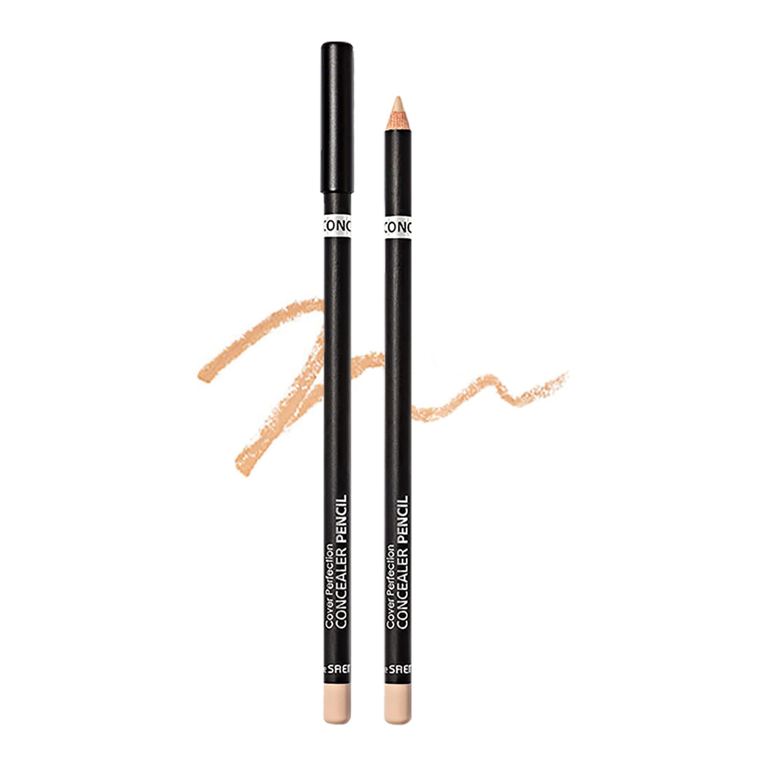 The Saem Cover Perfection Concealer Pencil Rich Beige with Sharpener