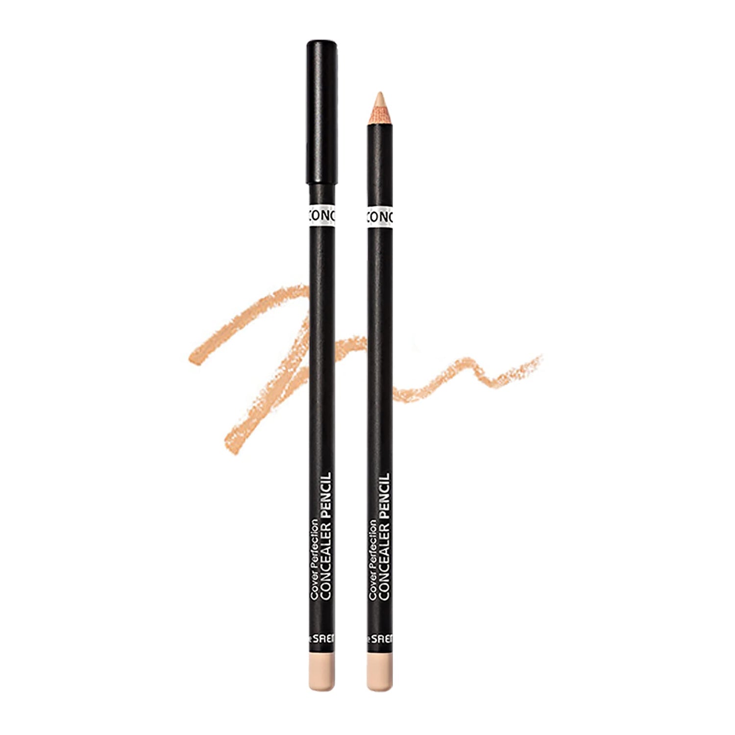 The Saem Cover Perfection Concealer Pencil Rich Beige with Sharpener
