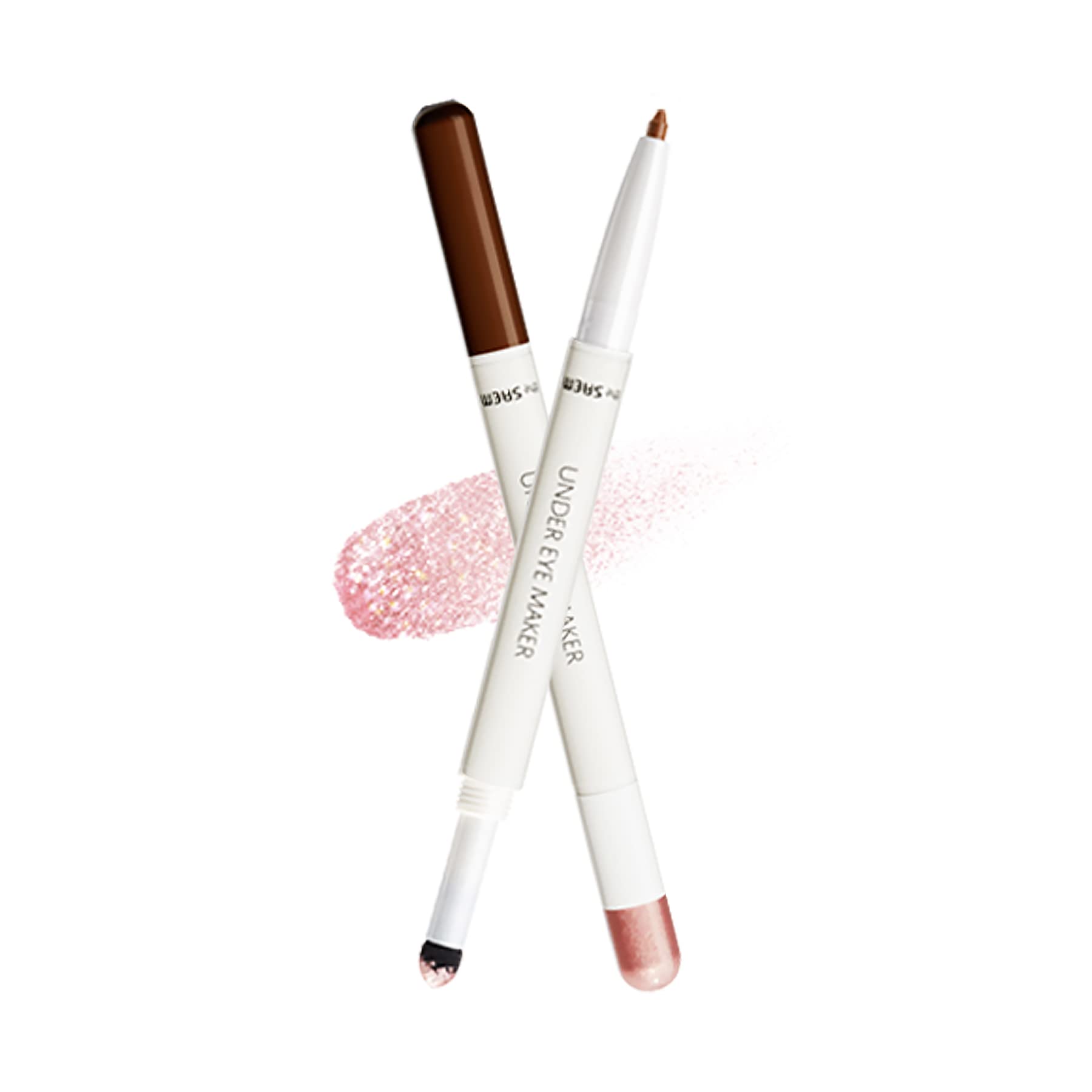 The Saem Under Eye Maker Glam Pink 0.2g+0.5g Korean Cosmetics