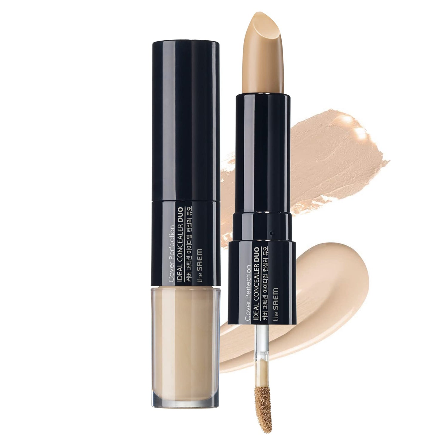 The Saem Cover Perfection Ideal Concealer Duo 4.5g Liquid 4.2g Stick
