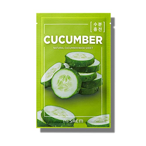 The Saem Natural Cucumber Mask Sheet for Hydration 1 Sheet