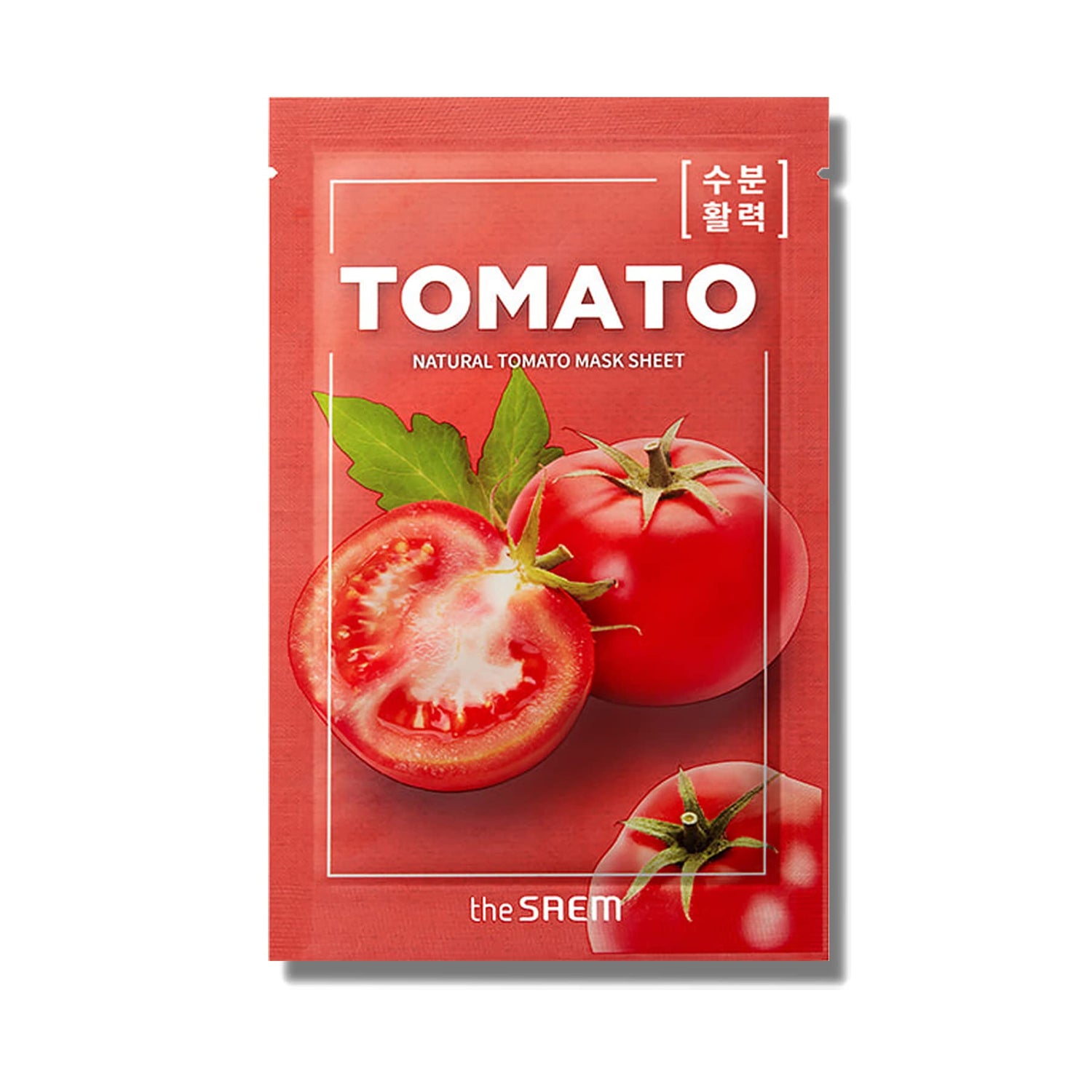 The Saem Natural Mask Sheet Tomato 1 Sheet Hydrating Face Pack