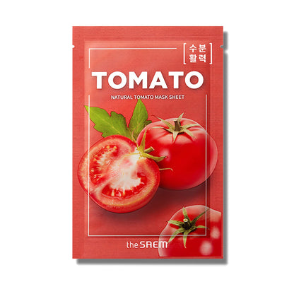 The Saem Natural Mask Sheet Tomato 1 Sheet Hydrating Face Pack