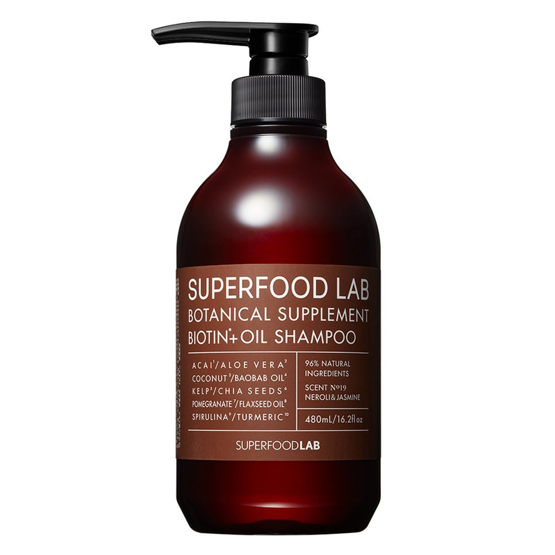 THE SUPERFOOD LAB Scalp Oil Moist Shampoo 480ml with Natural Ingredients