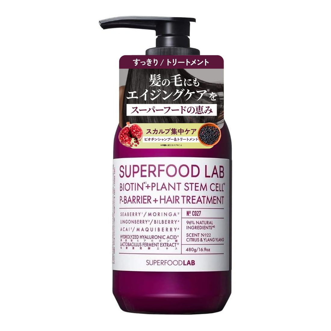 THE SUPERFOOD LAB Traitement Capillaire Hydratant 480g