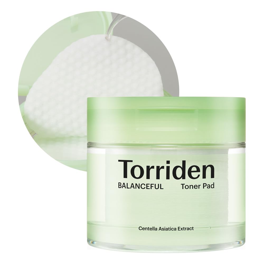 TORRIDEN Balanceful Cica Toner Pads 60 Sheets for Gentle Cleansing