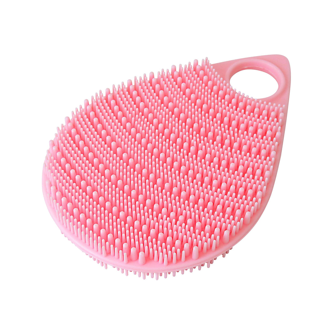 Towa Sangyo Body Brush, Pink, Approx. 13 × 9.1 × 1.7 cm