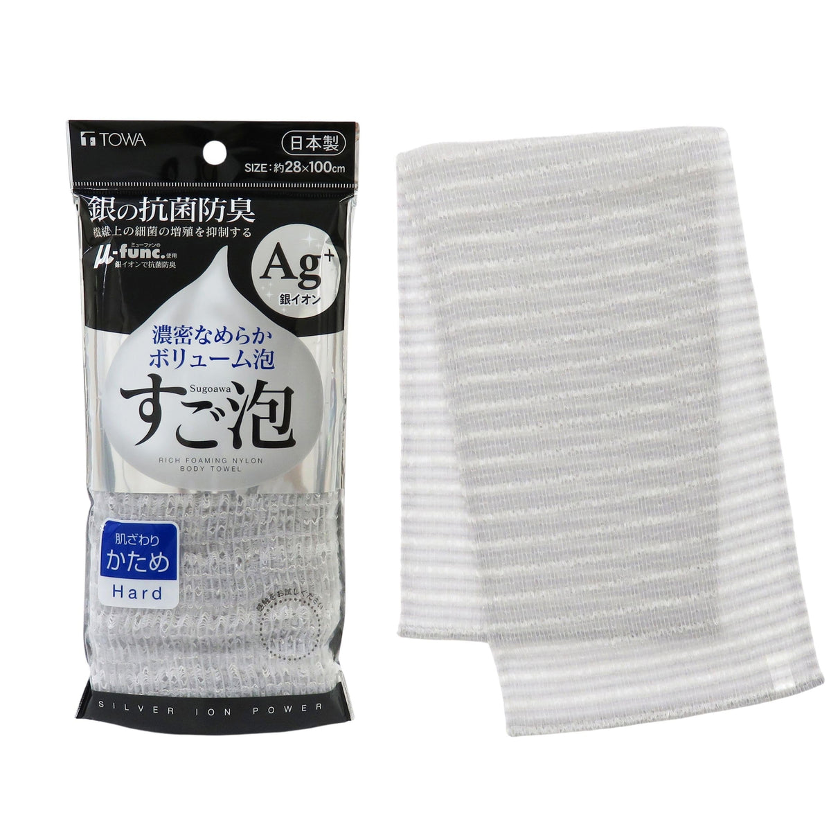 Touwasangyou Body Towel with Antimicrobial Silver 28x100cm